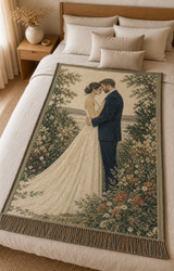 Oohfu Personalized Woven Photo Blanket, Custom Tapestry Throw