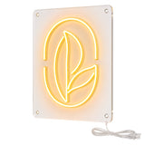 RETRP Custom Business Logo LED Neon Sign, Clear Acrylic