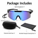 Polarized Wraparound Sports Sunglasses That Cut Glare and Stay Put