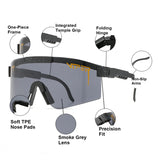 Polarized Wraparound Sports Sunglasses That Cut Glare and Stay Put